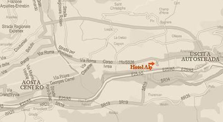 Alp Hotel Aosta Luaran gambar